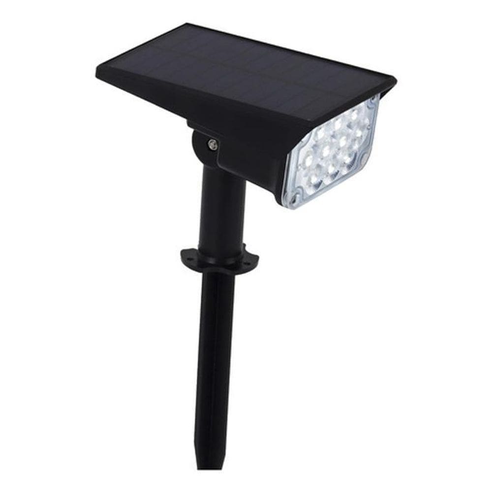 Spot De Luz Espeto Solar Jardim Led Luz Branca 1,10W Ip65