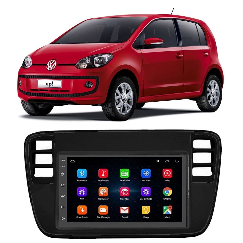 Kit Multimídia Up! Take 2014 / 2017 Android 7 Pol Carplay 2/32GB GPS - 701KC FirstOption