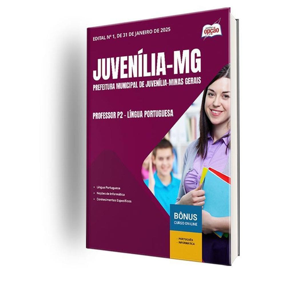 Apostila Prefeitura Juvenília Mg 2025 Professor P2 Língua