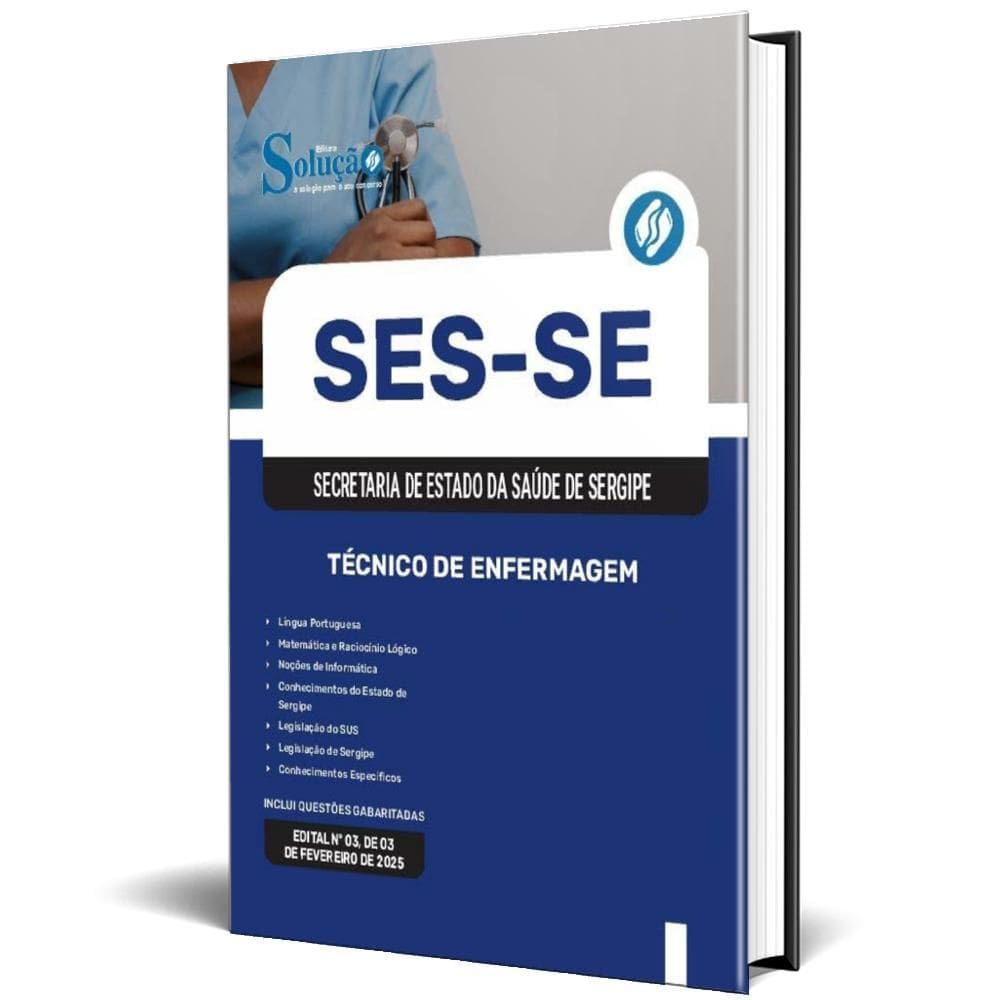 Apostila Ses Se 2025 - Técnico De Enfermagem