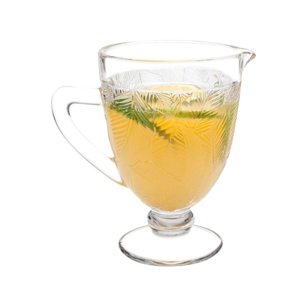Jarra De Vidro Folhas 1380Ml - Casambiente