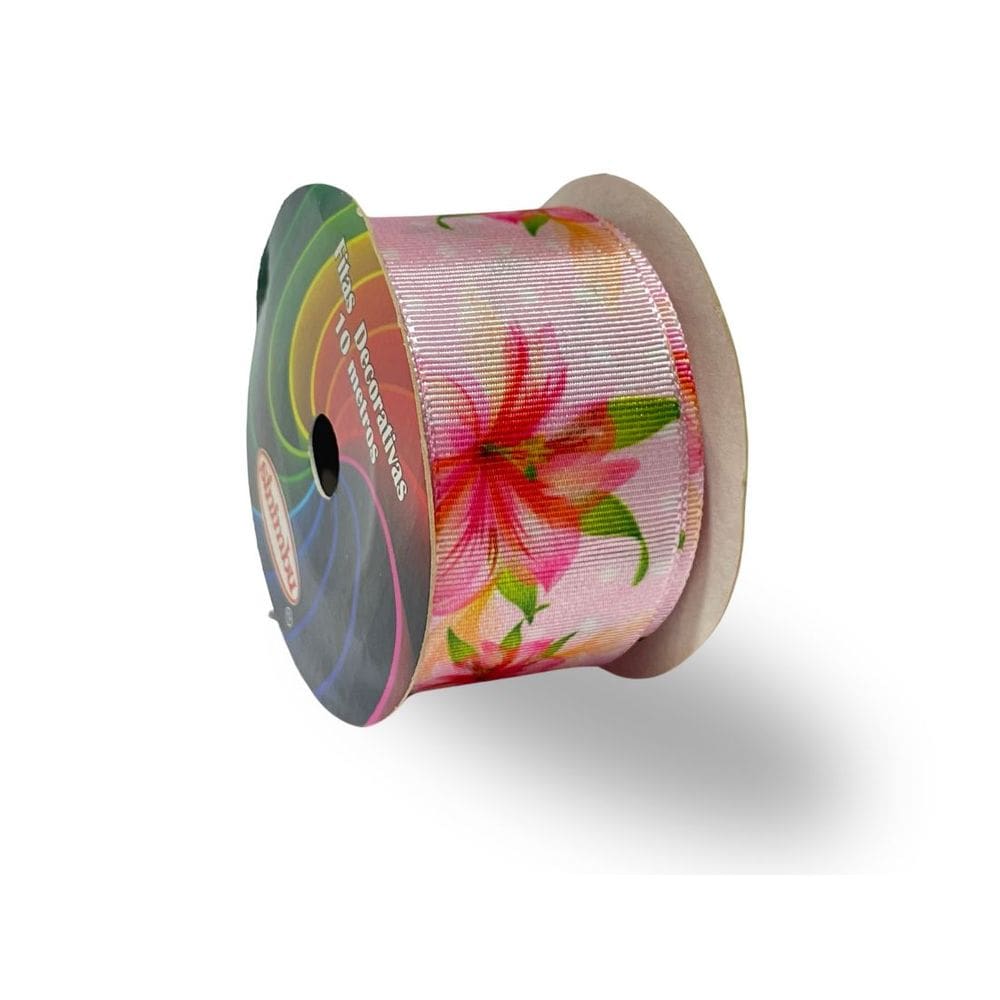 Fita De Gorgurão Estampada 38mm Sinimbu Nº9 - Floral