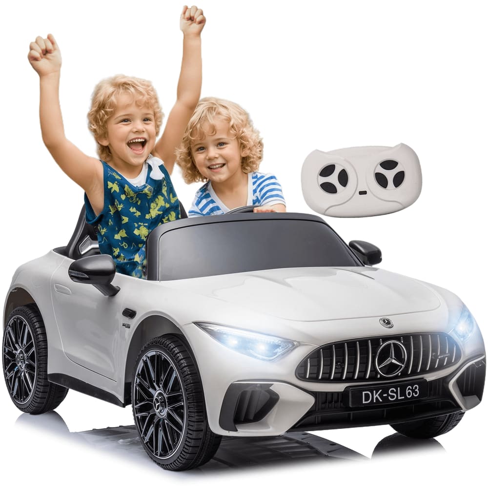 Carro Eletrico Bandeirante Mercedes Benz AMG SL63 12V CR Branco