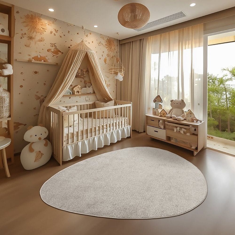 Tapete 195x295cm Relex N Organic Lente Tapetes São Carlos Marfim