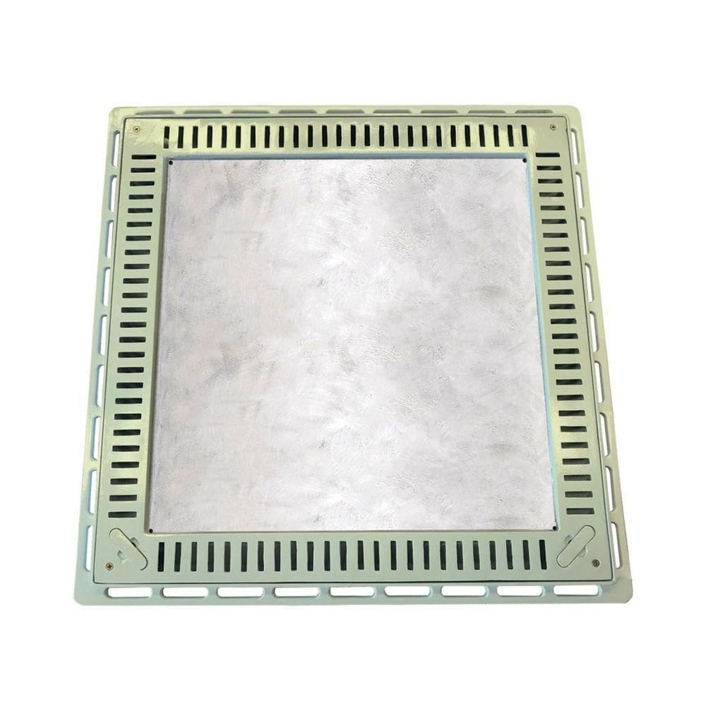 Tampa Casa Máquina Piscina Rebaixada Simples Grelha 80X80 B1