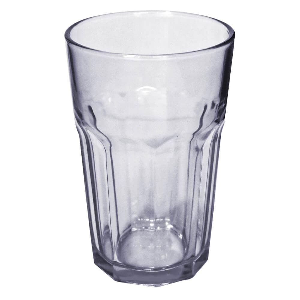 Copo de Vidro Boston Cinza 437ml 1 peça - Casambiente