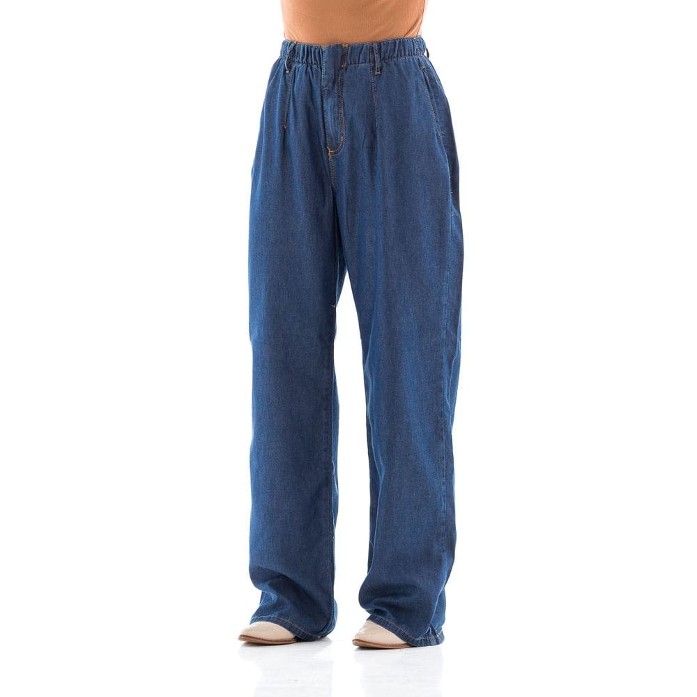 Calça Jeans Feminina Arauto Wide Leve