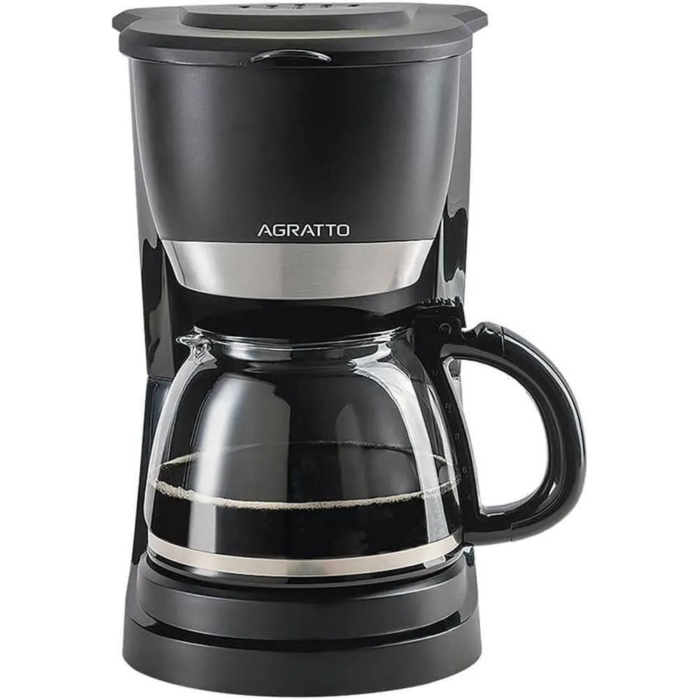 Cafeteria Elétrica Vetro Caffe 30 Xícaras 220V 820W Preta Agratto