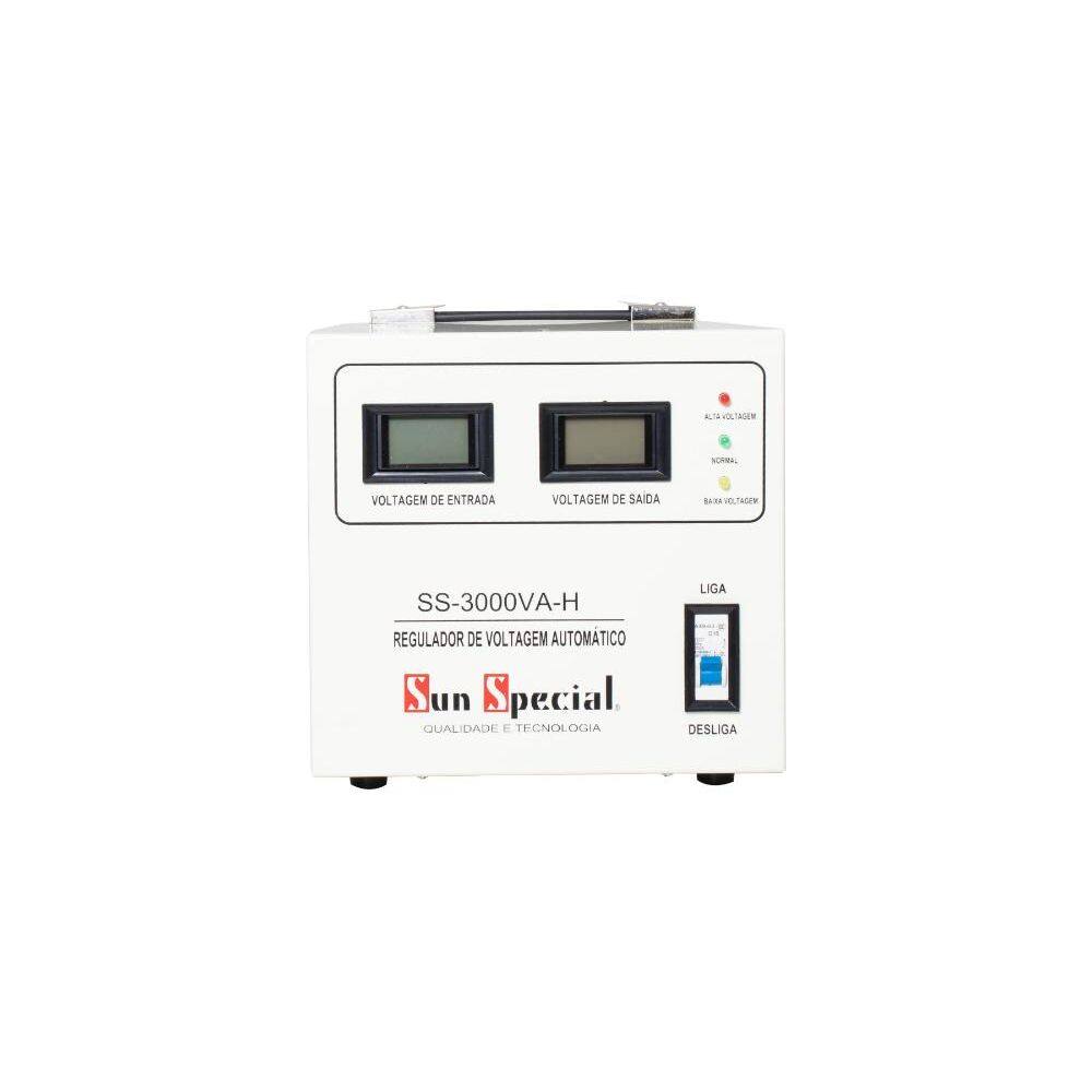 Estabilizador de Alta Precisão Automática SS-3000VA-H - Sun Special