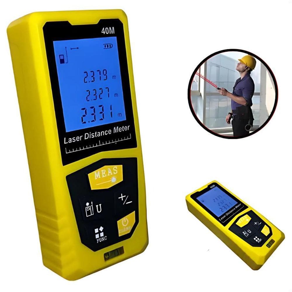 Trena Digital A Laser 40M - Profissional, Precisa E Compacta