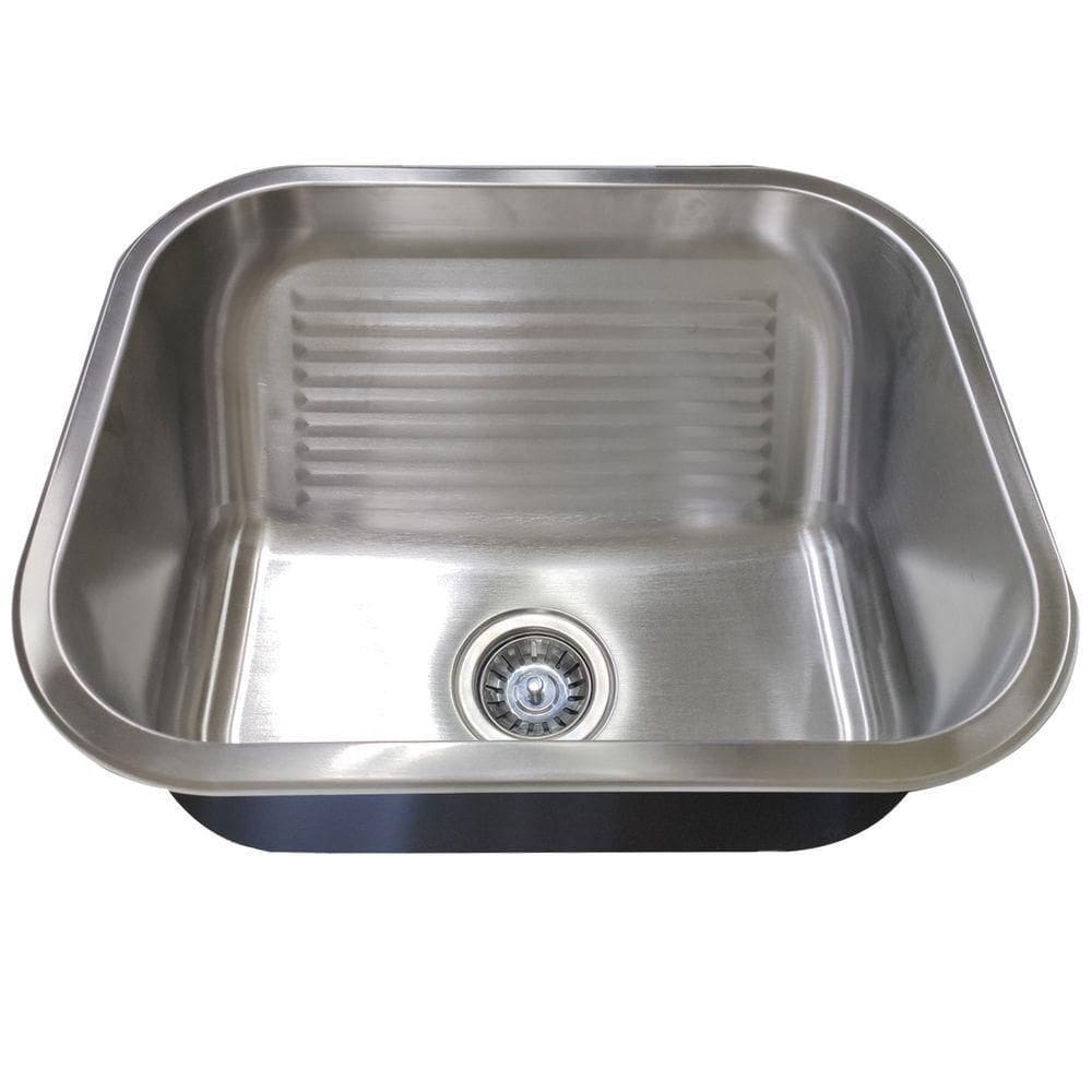 Tanque Lavanderia 30 Litros Aço Inox Esfrega Lava Roupa