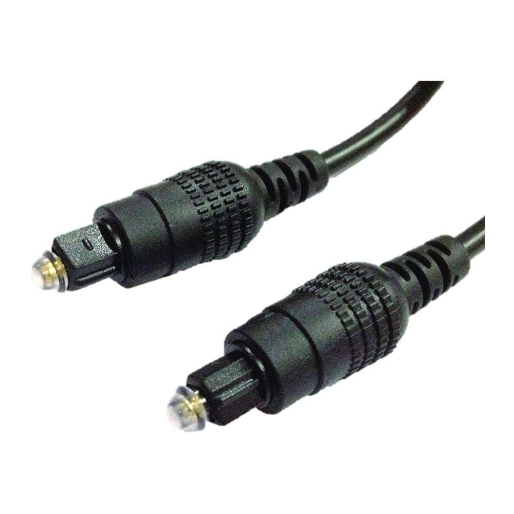 Cabo Fibra Otica Para Audio 2,2mm Toslink/toslink Preto 5m, Granel Storm