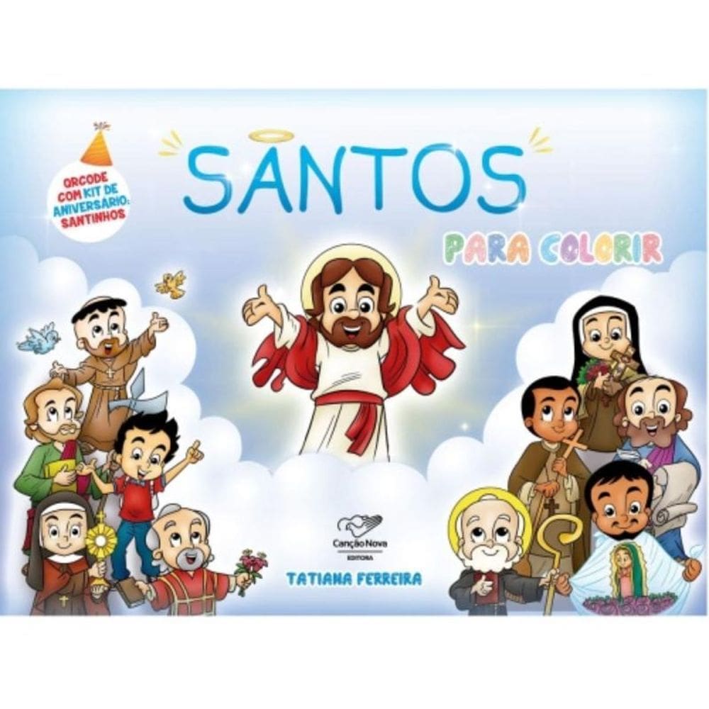 Santos Para Colorir