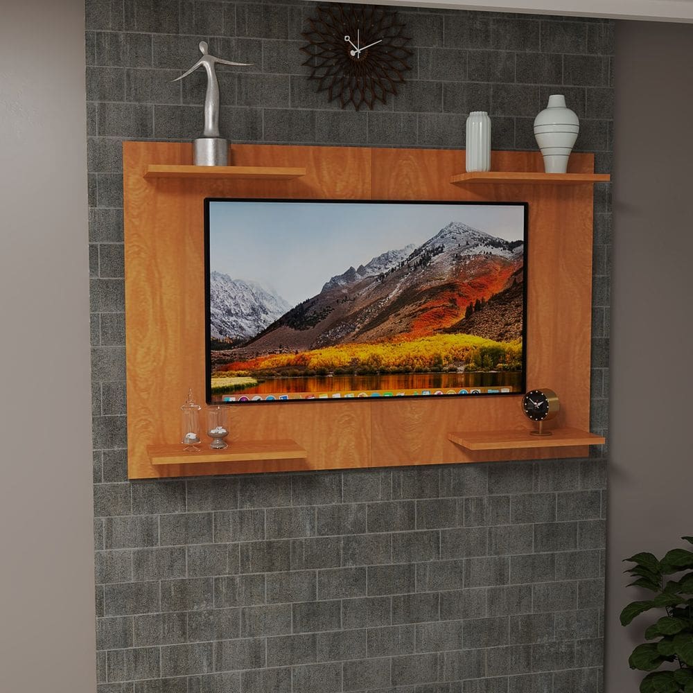 Painel p/ TV 50 Pol Cor Cerejeira
