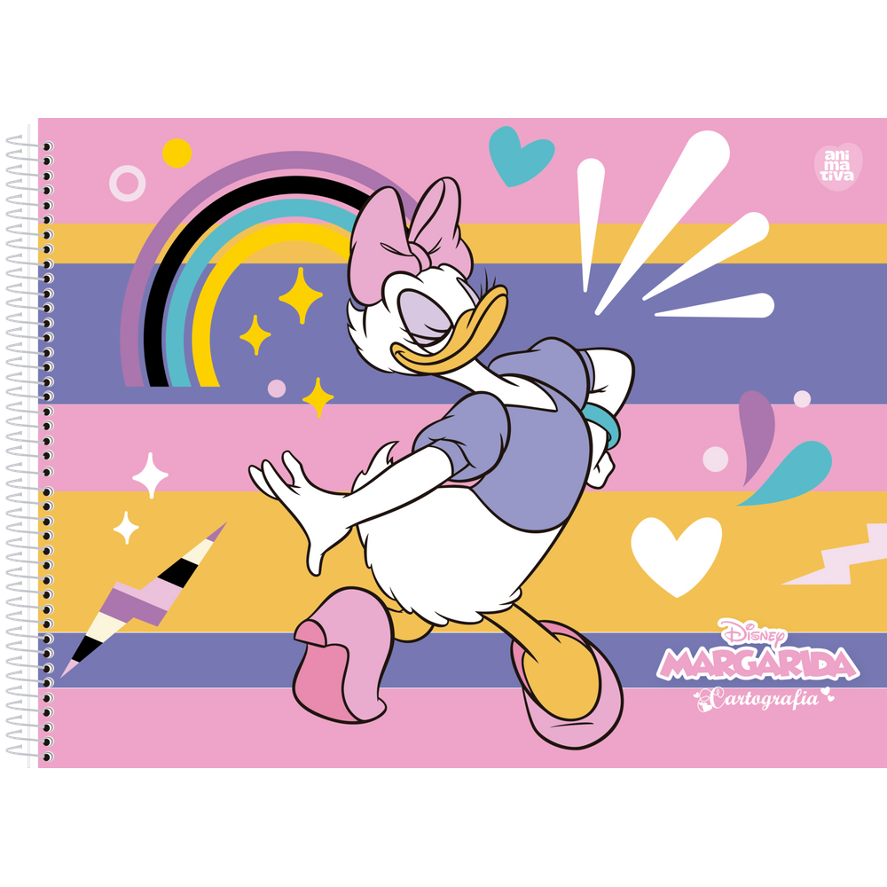 Caderno Desenho 60 Folhas Margarida Animativa 3753