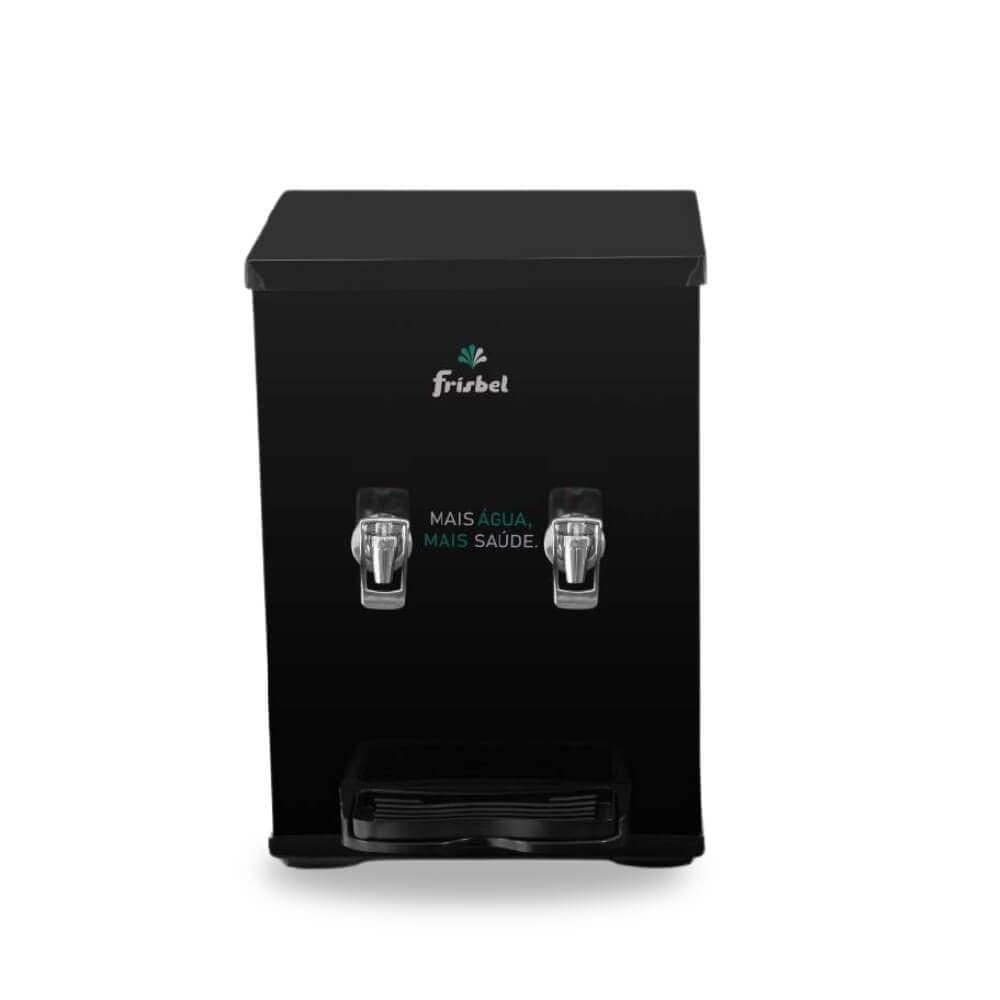 Bebedouro Industrial de Mesa Frisel 10 Litros 2 Torneiras Geladas Black - 220V