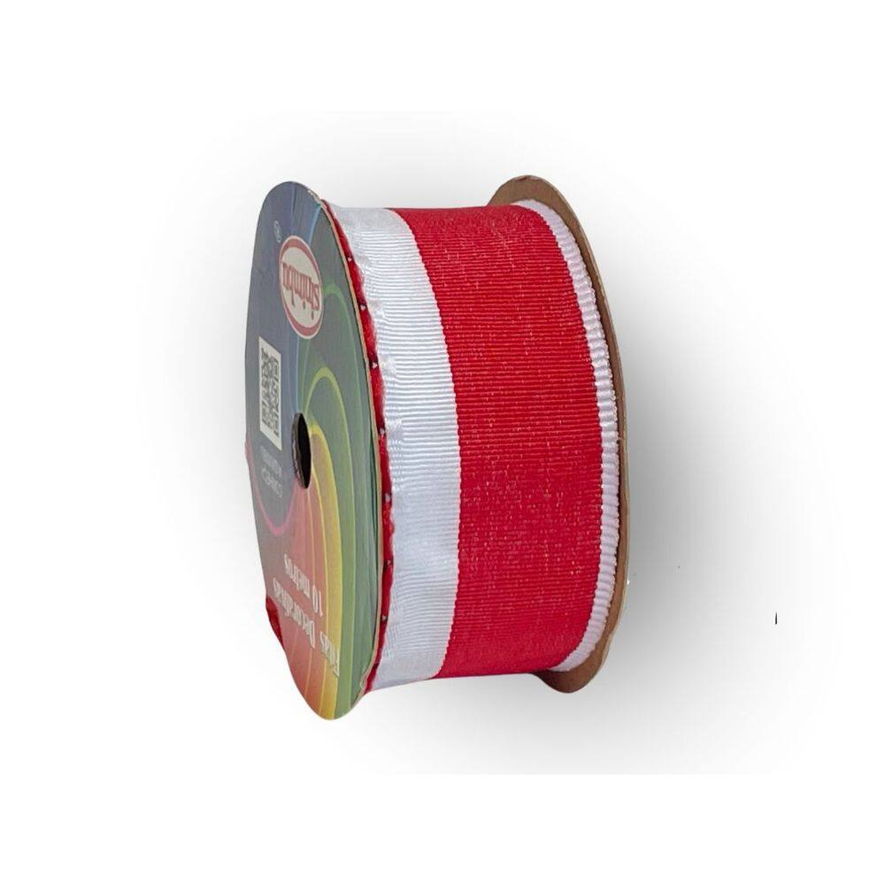 Fita De Gorgurão Borda Franja Sinimbu 1900 38mm - 10 Metros