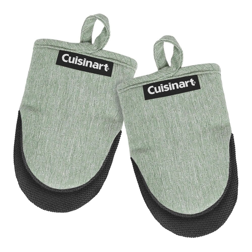 Luvas de forno Cuisinart Mini resistentes ao calor 14 cm x 18 cm Chambray