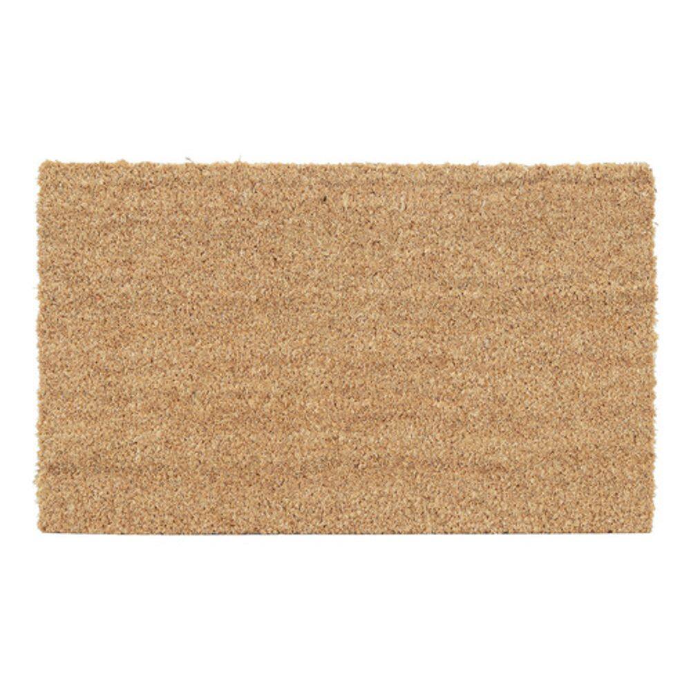 Tapete Retangular Liso Fibra De Coco 0,33x0,55m Apaeb