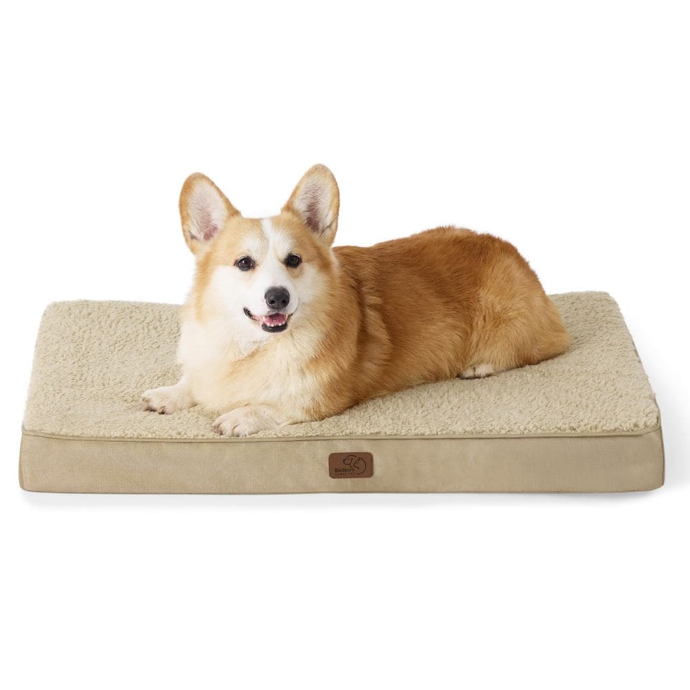 Cama de cachorro Bedsure ortopédica impermeável para caixa grande