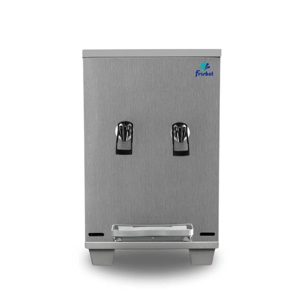 Bebedouro Industrial de Mesa Frisbel 10 Litros 2 Torneiras Geladas Aço Escovado - 110V