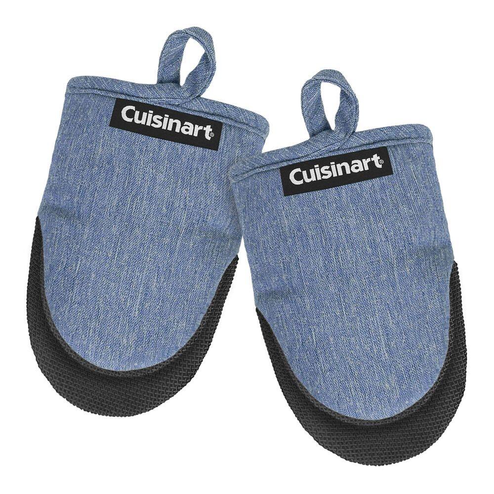 Luvas de forno Cuisinart Mini resistentes ao calor 14 cm x 18 cm (Chambray)