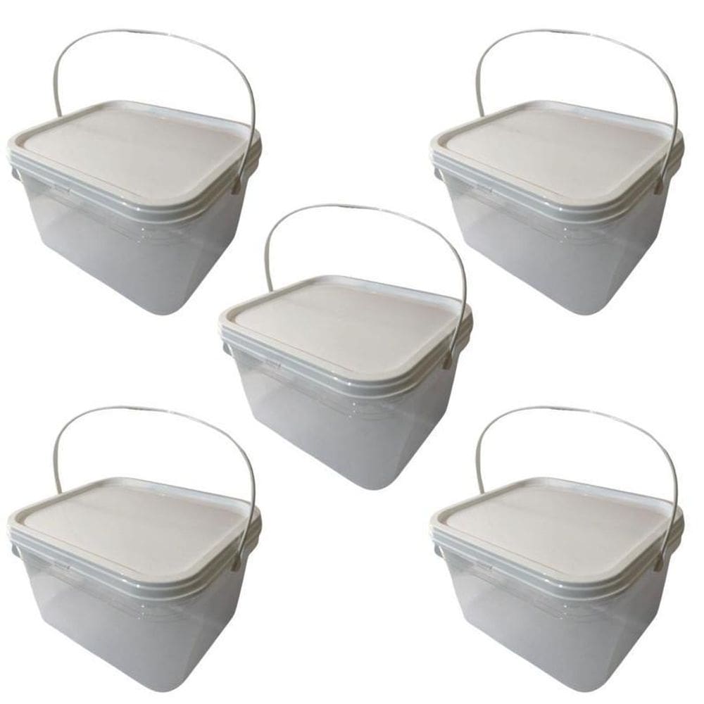 Balde Para Padarias De 2.4 Litros-Kit 5 Pçs