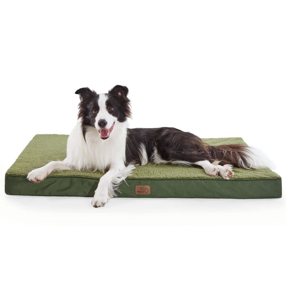 Cama de cachorro Bedsure ortopédica impermeável grande para animais de estimação de 45 kg