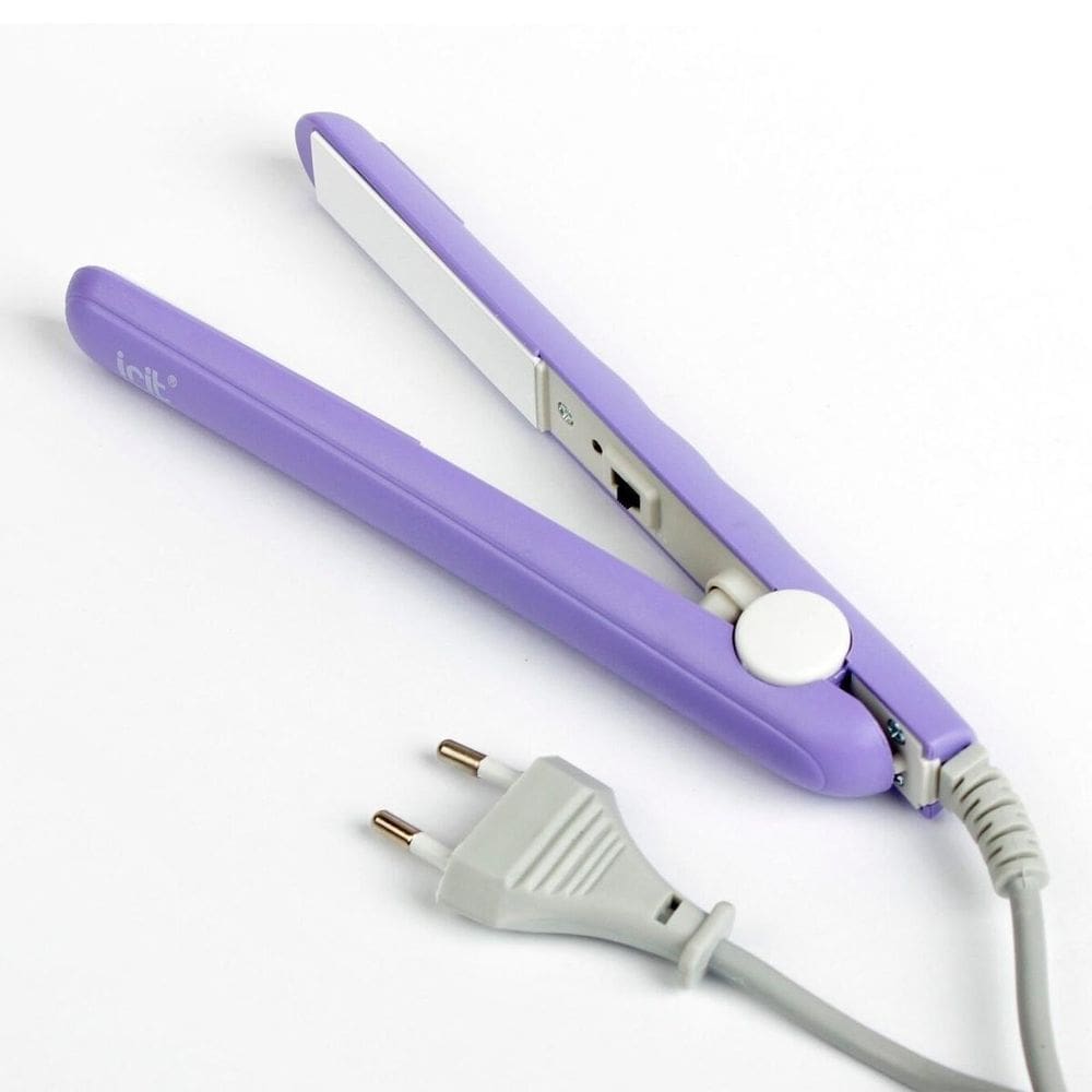 Mini Chapinha Prancha De Cabelo Portátil Com Case