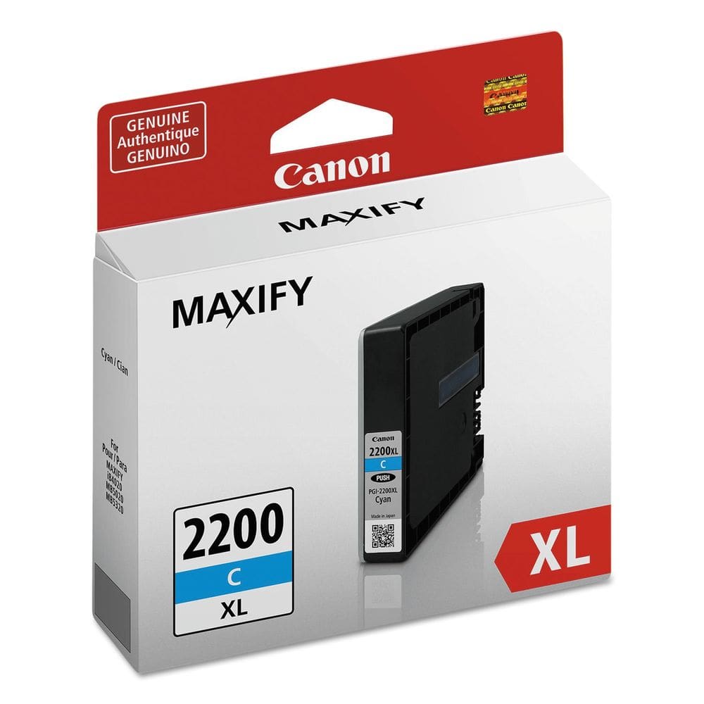 Tanque de tinta Canon CanonInk MAXIFY PGI-2200 XL Pigmento ciano
