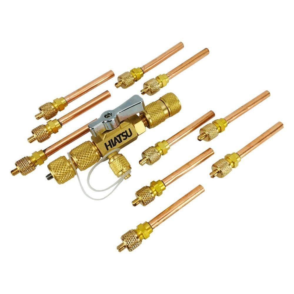 Kit 1 Válvula Removedora Extratora De Núcleos Vcrh-1 Com 10 Válvula Schrader 1-4 50mm 1 Unidade