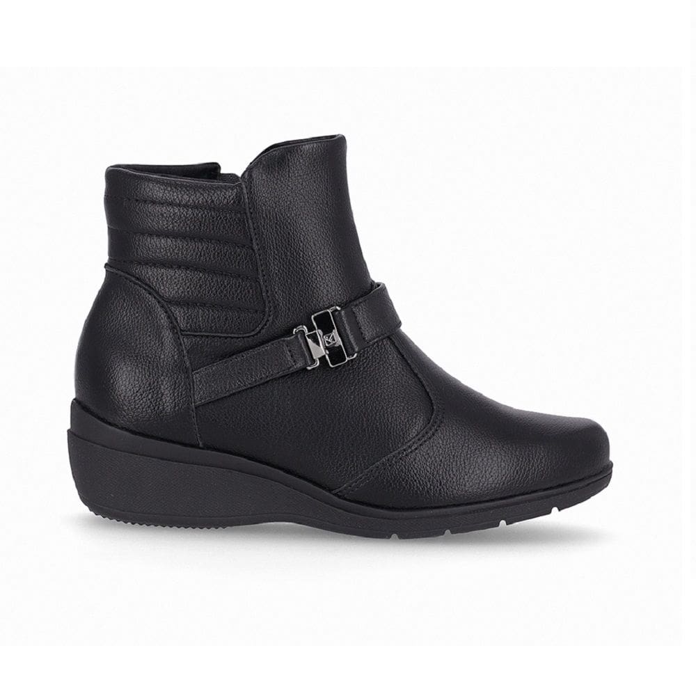 Bota Cano Curto Piccadilly Maxi 117106 Feminina - Preta