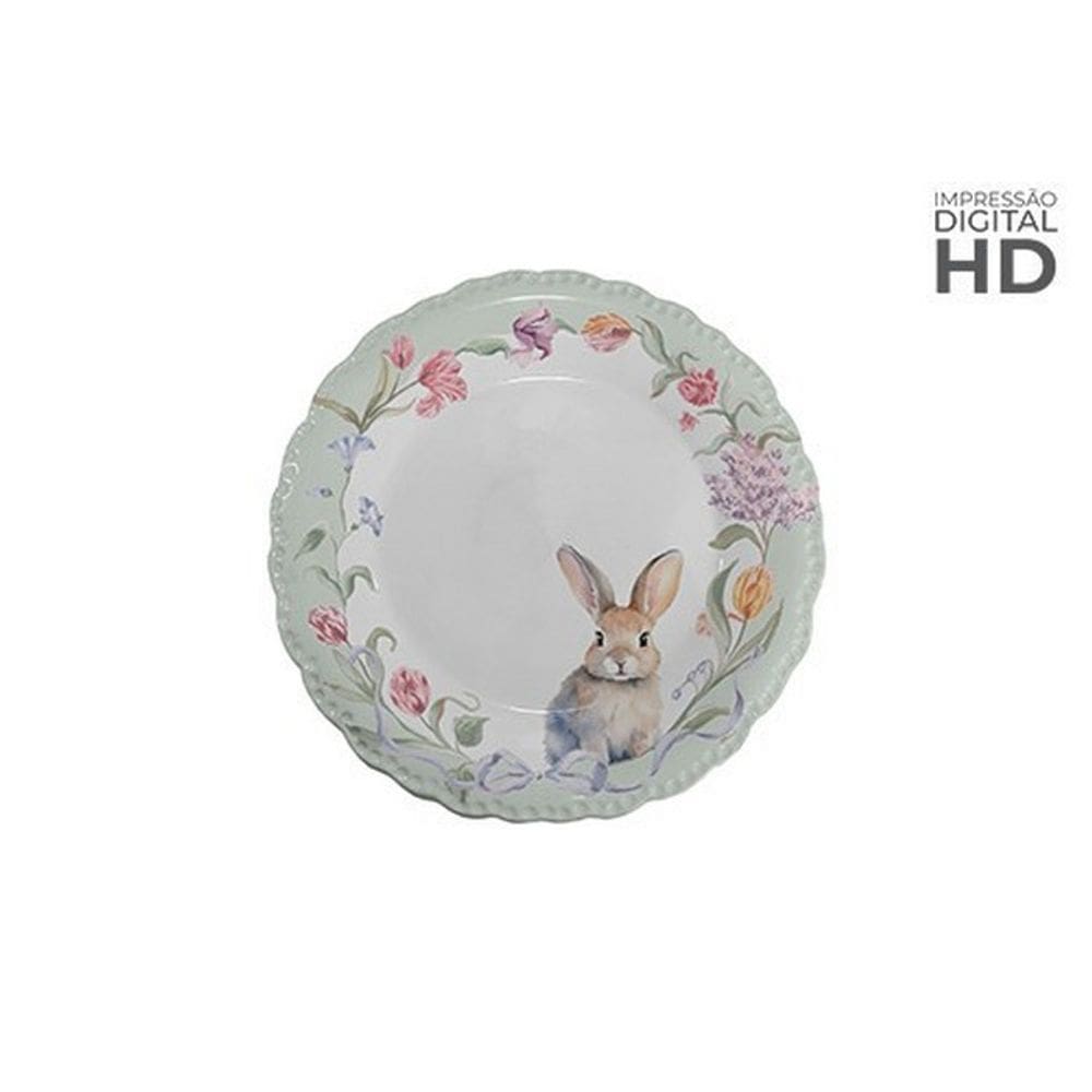 Prato Raso Pascoa Miss Lily 27cm Scalla