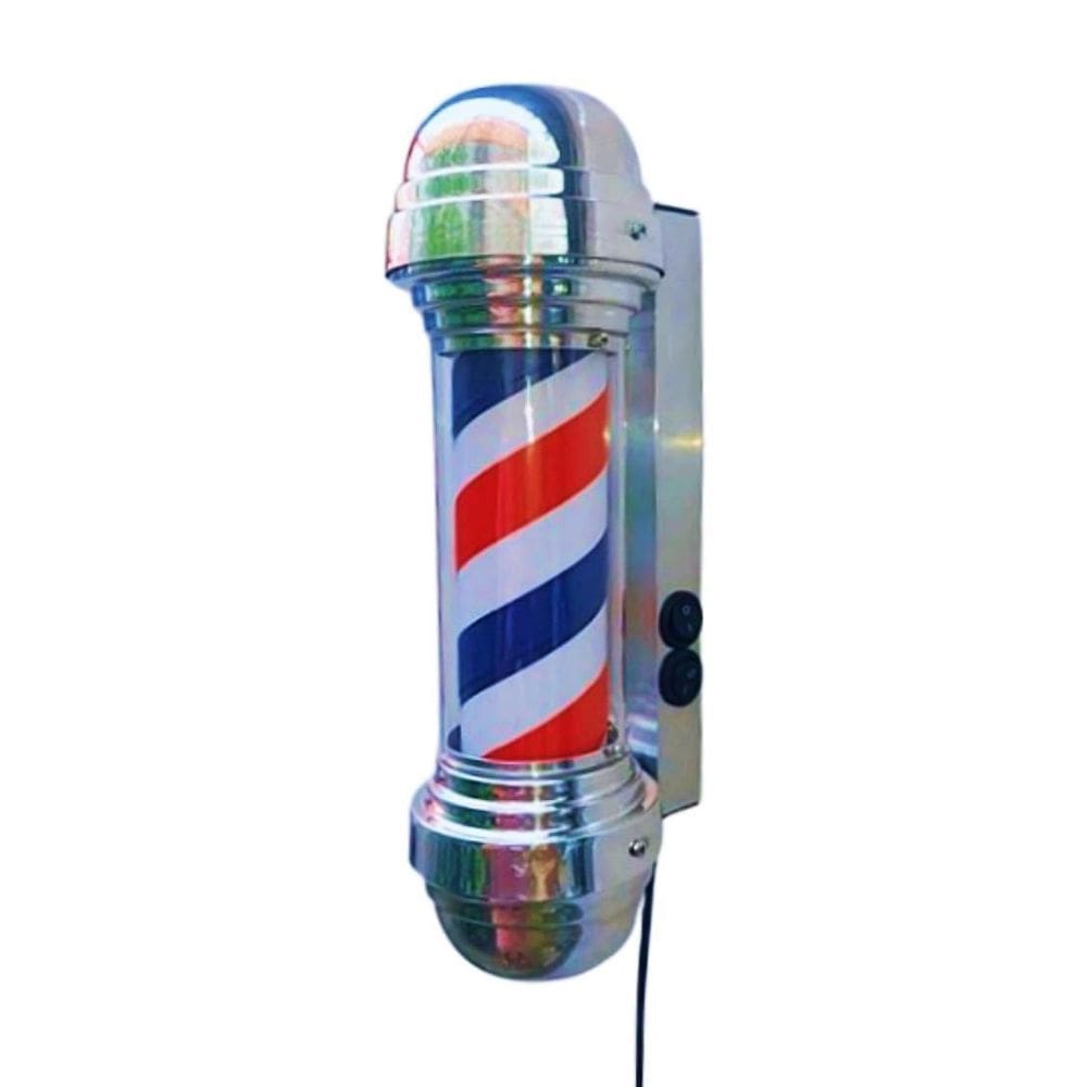 Luminaria Barber Pole Mini 30Cm Voltagem 220V Giratório.