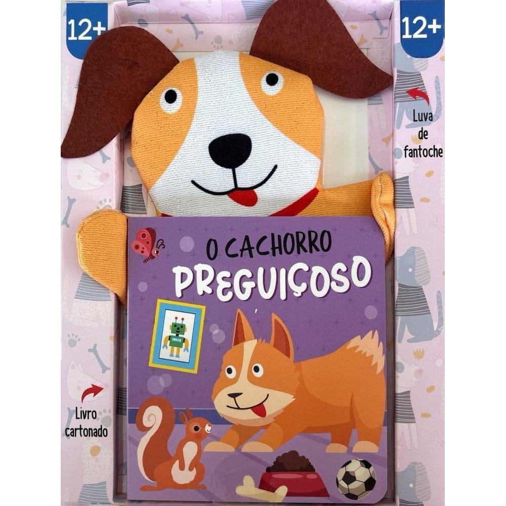 Livro Fantoche O Cachorro Preguicoso
