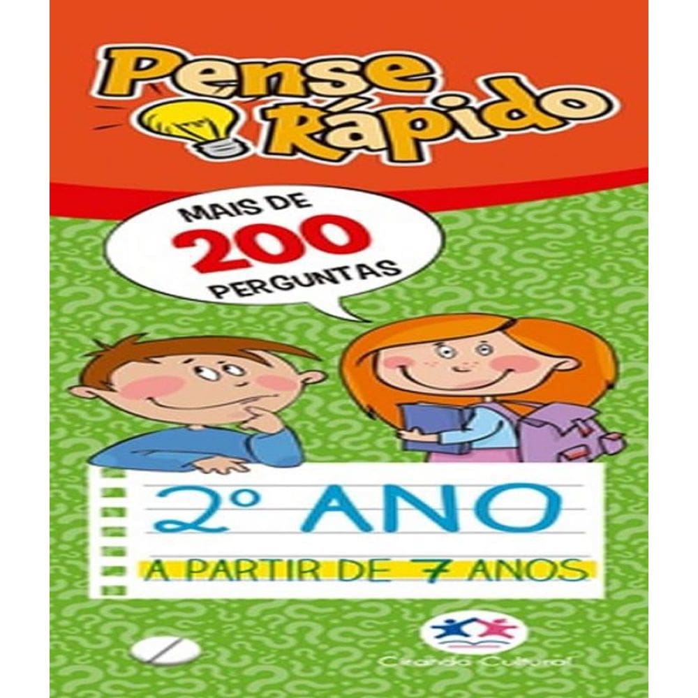 Livro Pense Rapido - 2 Ano