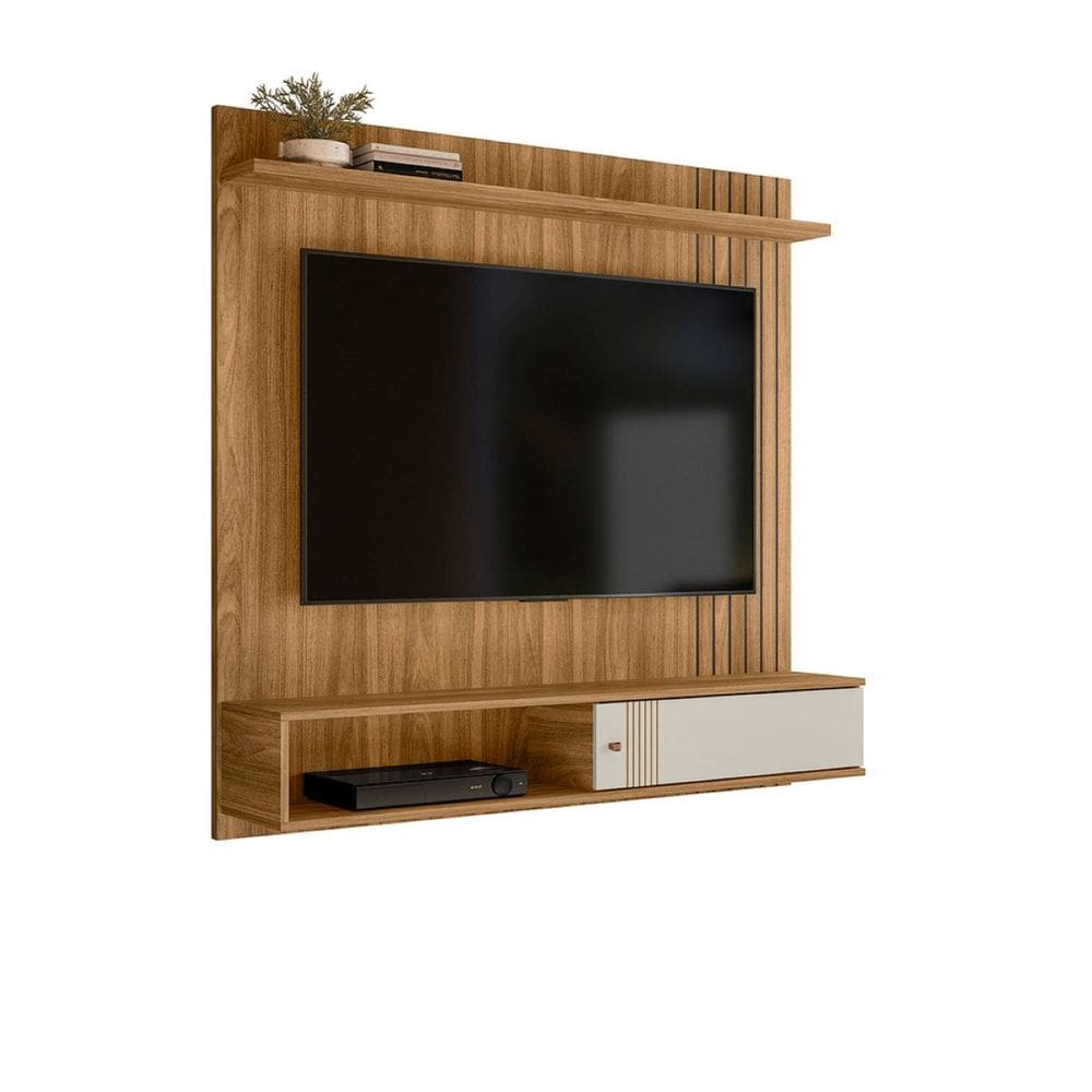 Painel Suspenso para TV até 55\" Milao 136cm Cor Nature - Peternella