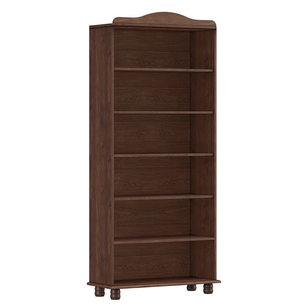 Estante Livreiro 5 Prateleiras Rubi 8964WN Café Finestra