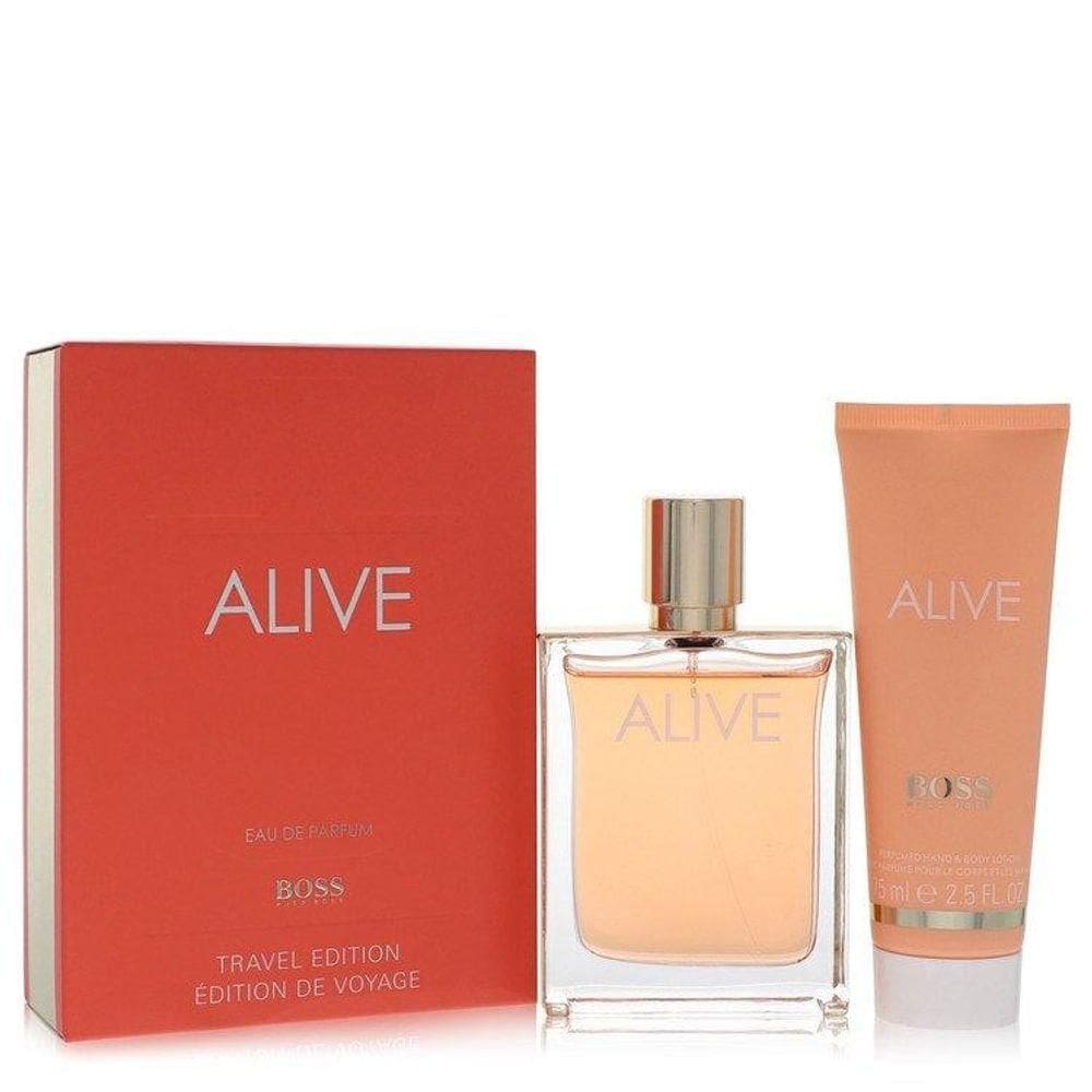 Kit Presente Feminino Boss Alive Hugo -- 80 Ml Edp+75 Ml Loção Corporal