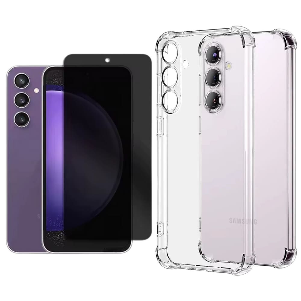 Capa Galaxy S25 Plus + Película Privacidade 3D - Armyshield
