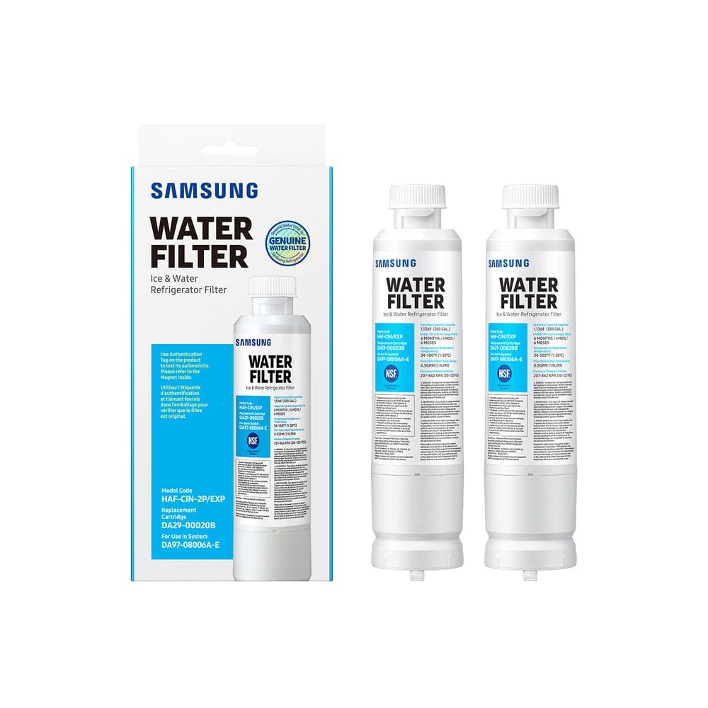 Filtros de água e gelo Samsung DA29-00020B-2P para geladeira