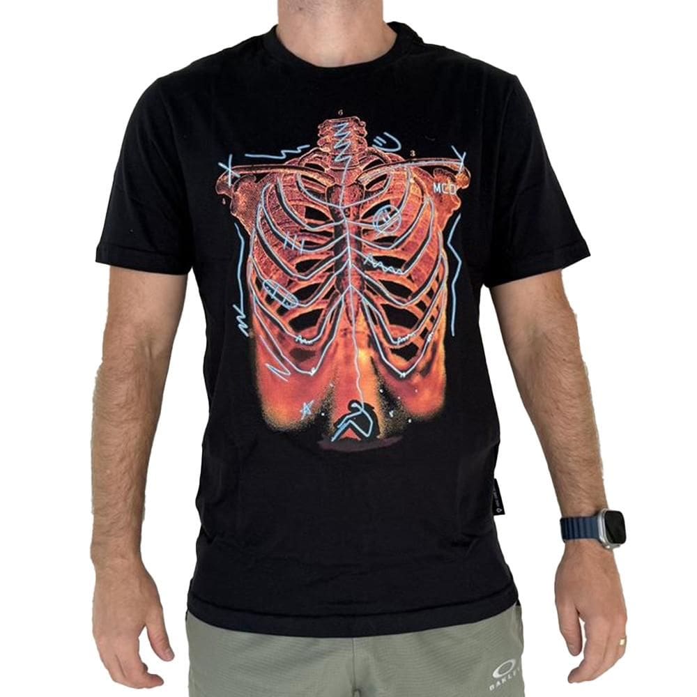 Camiseta MCD Esqueleto Raio X SM25 Masculina Preto