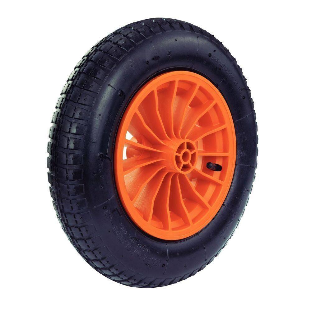 Pneu Câmara Tramontina 3.25/8 Roda Plástica 8 Para Carrinho Mão Tramontina