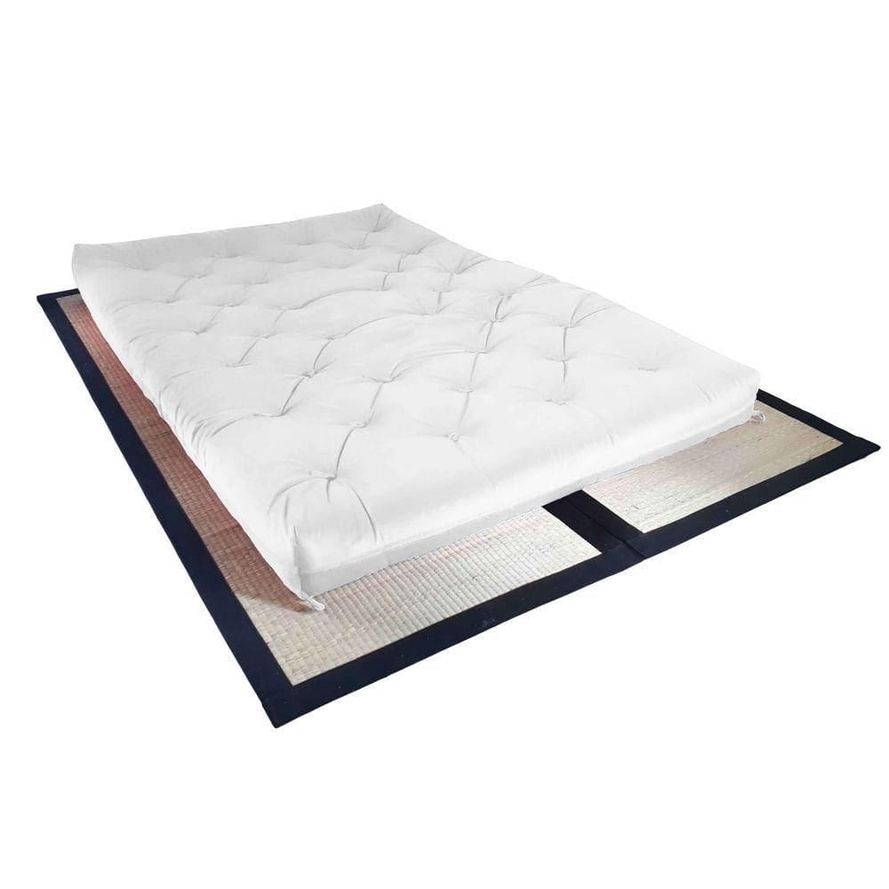 Colchão Futon Casal Dobrável Sofa Cama Branco Off Acquablock