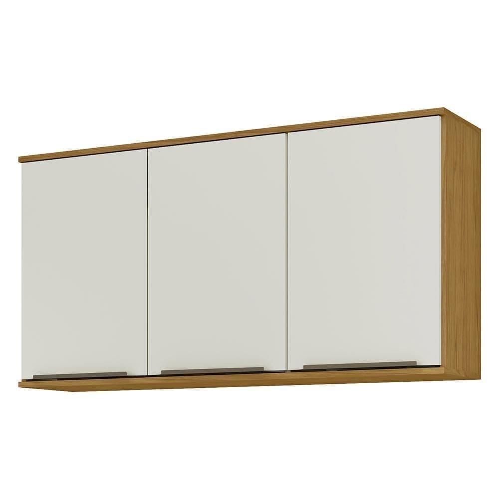 Armario Aereo 120 Cm Mdp 3 Portas Vera Ave04 Marrocos Off White Mxm