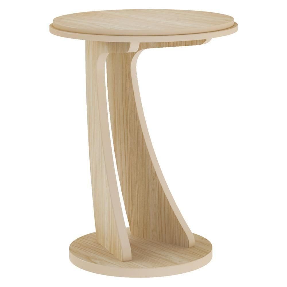 Mesa De Apoio Mdf Sala De Estar 50 Cm 4625 Naturale Arly Naturale