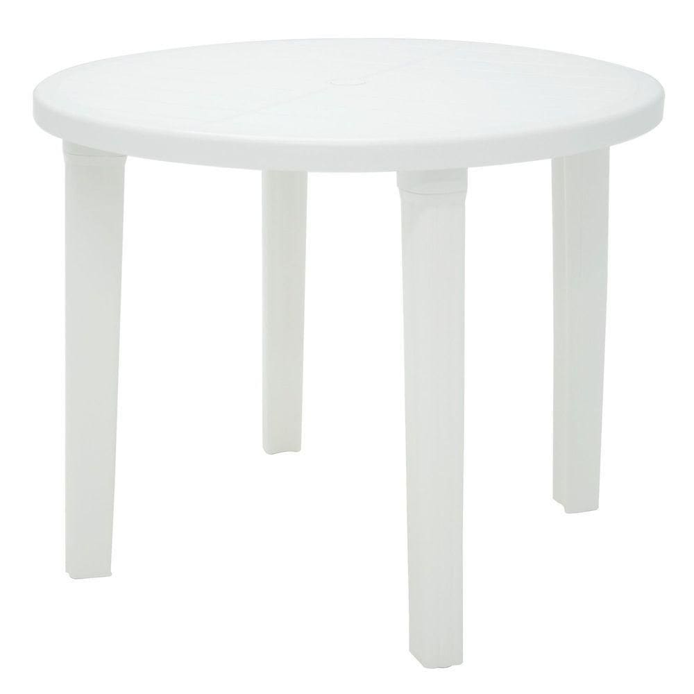 Mesa Tramontina Cassino Em Polipropileno Branco Tramontina