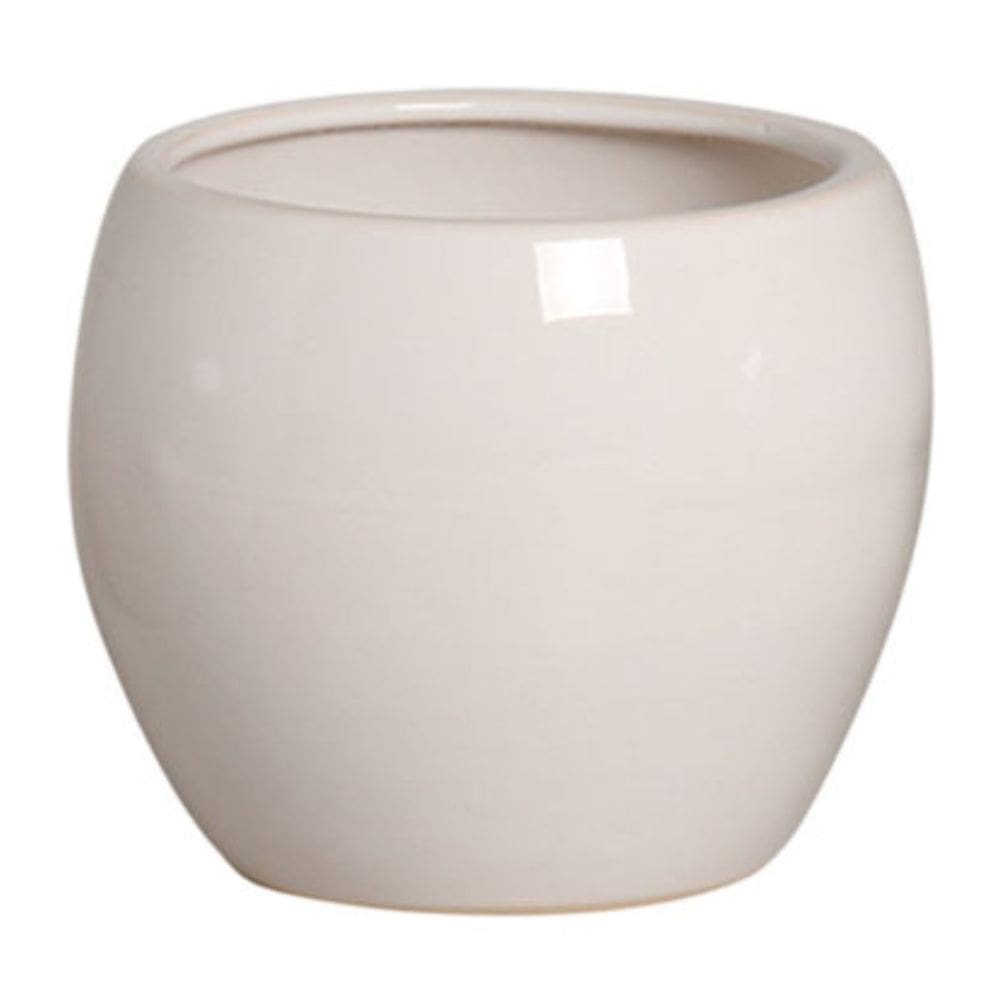 Vaso Cerâmica Esmaltado Linha Intense (12) Branco BURGUINA