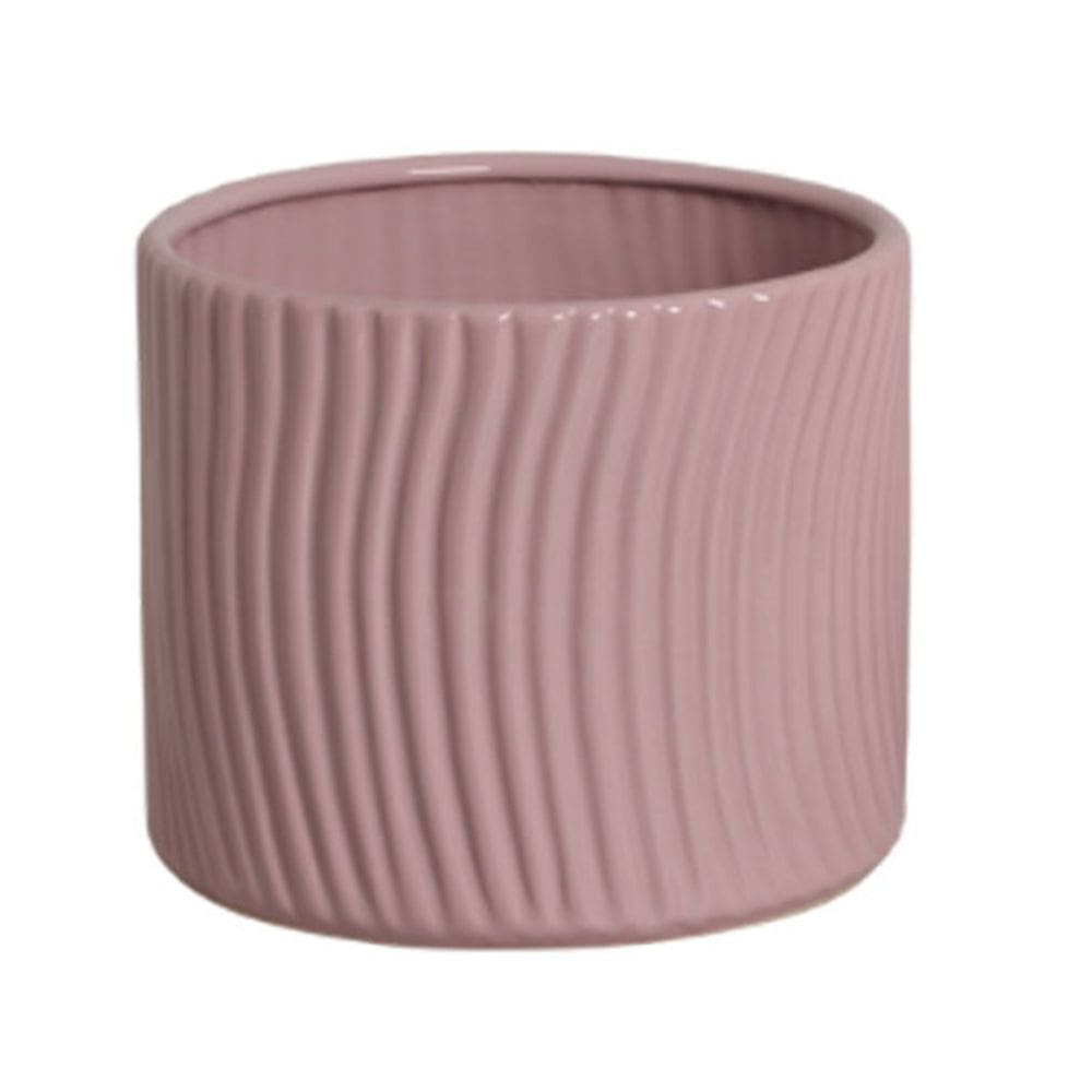 Vaso de Cerâmica Linha Mar (15) Lilás BURGUINA