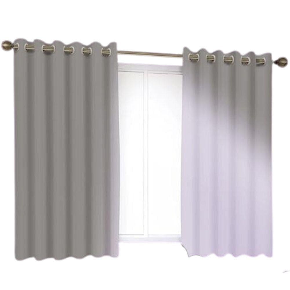 Cortina Black Out Ilhós Reforçado Ideal Para Quarto, Sala E Ambientes
